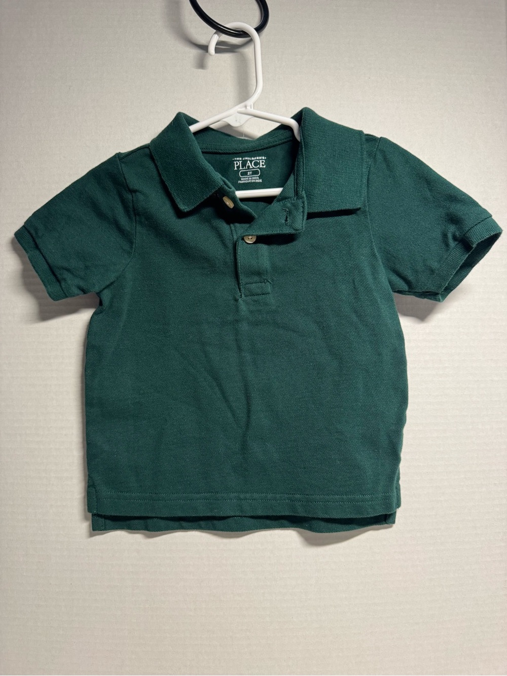 The Children's Place Forest Green Short Sleeve Polo